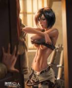 Spying on Mikasa[Attack on Titan](Albert Urmanov)