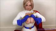 Larkin Love as Powergirl [DC Comics] SIC