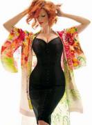 The curvaceous body of Christina Hendricks