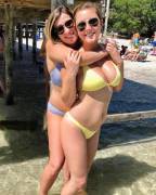 Beach time with girl