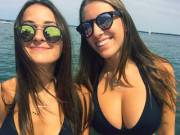 huge cleavage in bikini