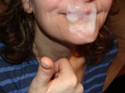 Wife loves a big load!