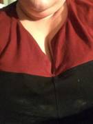 Taking off my uniform in the living room ;)