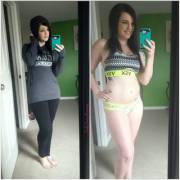 A little on/off. Apparently I'm happier in just my underwear!