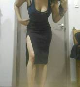 How do you like girls in skirts with high slits? 