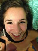 I see happiness on her face