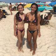Gymnasts Julie Kim & Jade Barbosa