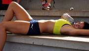 Michelle Jenneke - just resting