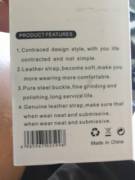 My Apple Watch band with some unexpected BDSM instructions at the end