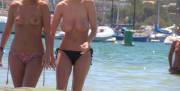 Beach boobs