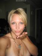 Blowing you (a kiss)