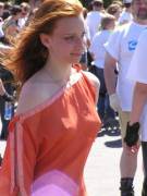 Second redhead for the day, posted from /r/braless