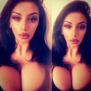 Nicki Valentina Rose busting out