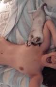 Kitty and titties (f)