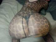 Hot Ass In Sexy See-Through Dress