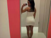 Angel with wings in white