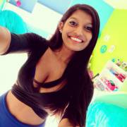 Big smile, big cleavage