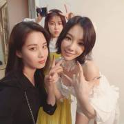 Taeyeon's Cleavage from Seohyun's Instagram