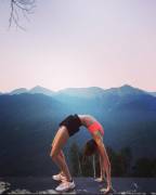 Upward bow at Avant Camp