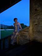 [F]ootball field before dawn