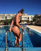 These glamour models are known for their large breasts, but some of them have a bit more elsewhere...