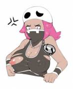 Skull Grunt's tanktop is a little small...