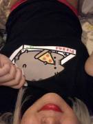 Pusheen + Pizza FTW!
