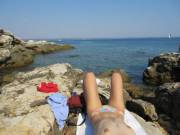 Tits getting some sun