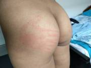 Smacked her a little too [f]riggen hard...or not