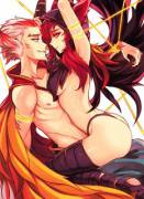 Xayah & Rakan (Sieyarelow)
