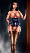 Elizabeth in a Corset(HappyMealsTV)[Bioshock Infinite]