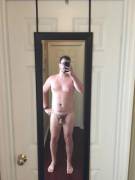 25 5'9" 200lbs. 1yr later, just because, no real changes.