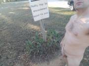 I love being a nudist!