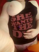 My favorite shirt is getting a little small... (xxx-post r/gonewild)