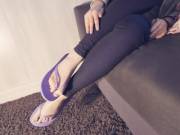 Do you guys like my lilac flipflops ?