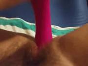 Masturbation Monday Squirting with a Full Bush ;)