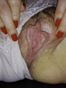 Wife's hairy pussy