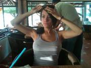 Having a pleasant lunch (xpost /r/homemadegirls)