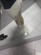 Couldn't hold it at the gym tonight