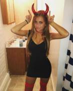 Devil horns