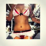 Some holiday cameltoe