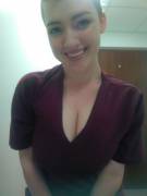 How about some workplace cleavage?