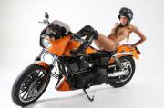 Katya Clover & Harley-Davidson
