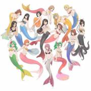 Final Fantasy girls as mermaids