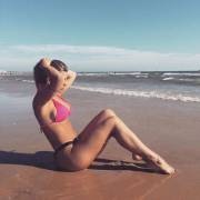 Showing what she's got