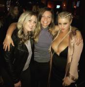 Big tits humiliate little tits