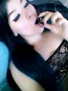 I'm on [KIK] all night! Let's see what else you can fill up? ♡