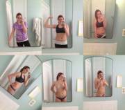 Striptease to nudity