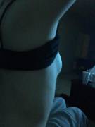 Pic I took of my wife while we were watching Sherlock, enjoy (;