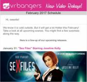 VR Bangers Feb 2017 Lineup. Every studio should do this!